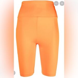 Wolford Orange Bike Shorts